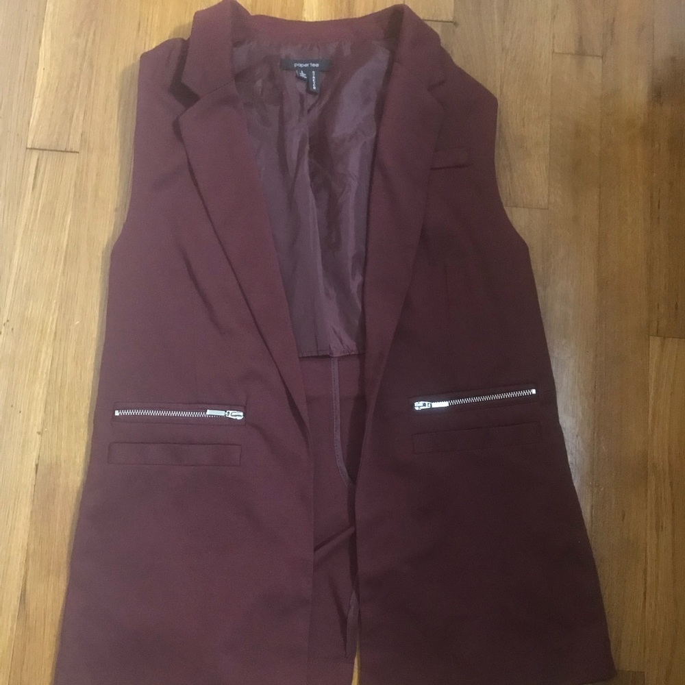 Long vest...show stopper